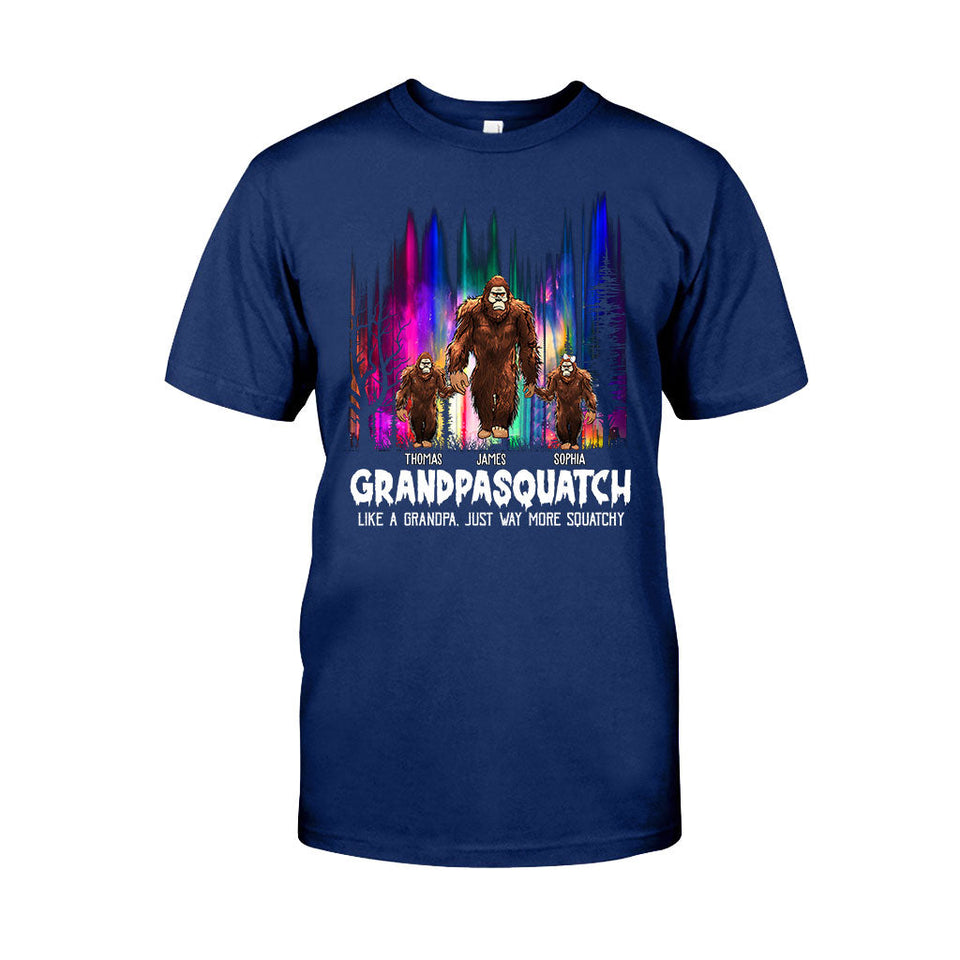 Grandpasquatch - Personalized Grandpa T-shirt And Hoodie