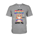 You Are Safe - Personalized LGBT Support T-shirt And Hoodie