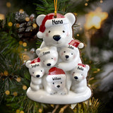 Nana Bear - Personalized Grandma Ornament