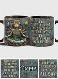 I'm Not Sugar And Spice - Personalized Yoga Accent Mug