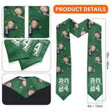 Caricature Funny Character - Personalized Graduation Graduation Stole