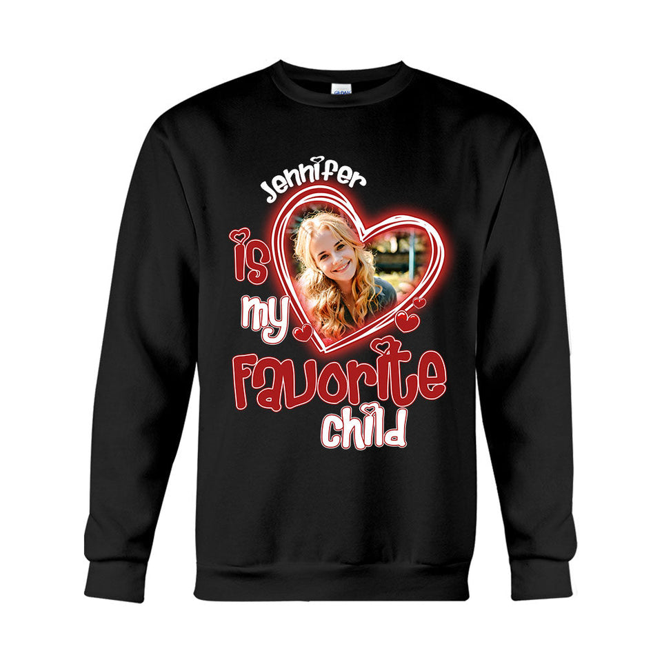 Mom's Favorite Child - Personalized Mother T-shirt And Hoodie
