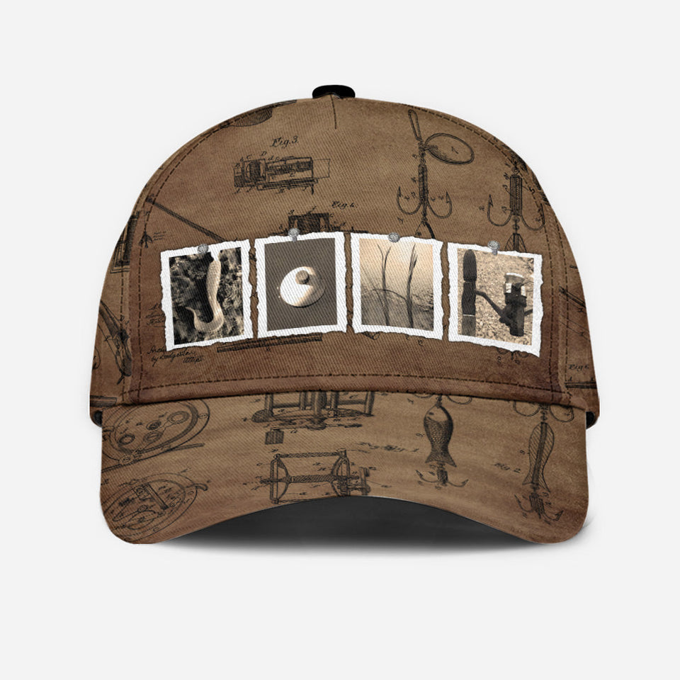 Vintage Fishing Custom Name - Personalized Fishing Classic Cap