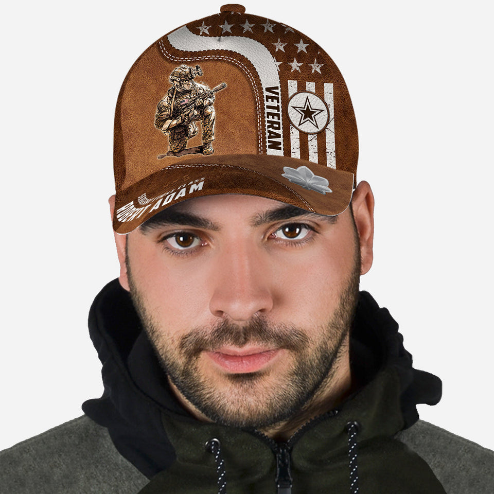 US Military World Tour - Personalized Veteran Classic Cap