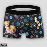 Sleeping With The DM - Personalized RPG Lace Border Women Briefs And Men’s Boxer Briefs