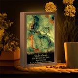 Where Everything Began - Personalized Father Picture Frame Light Box