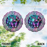 Butterfly In The Wind - Personalized Butterfly Wind Spinner