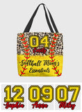 Softball Mom's Essentials - Personalized Softball Tote Bag