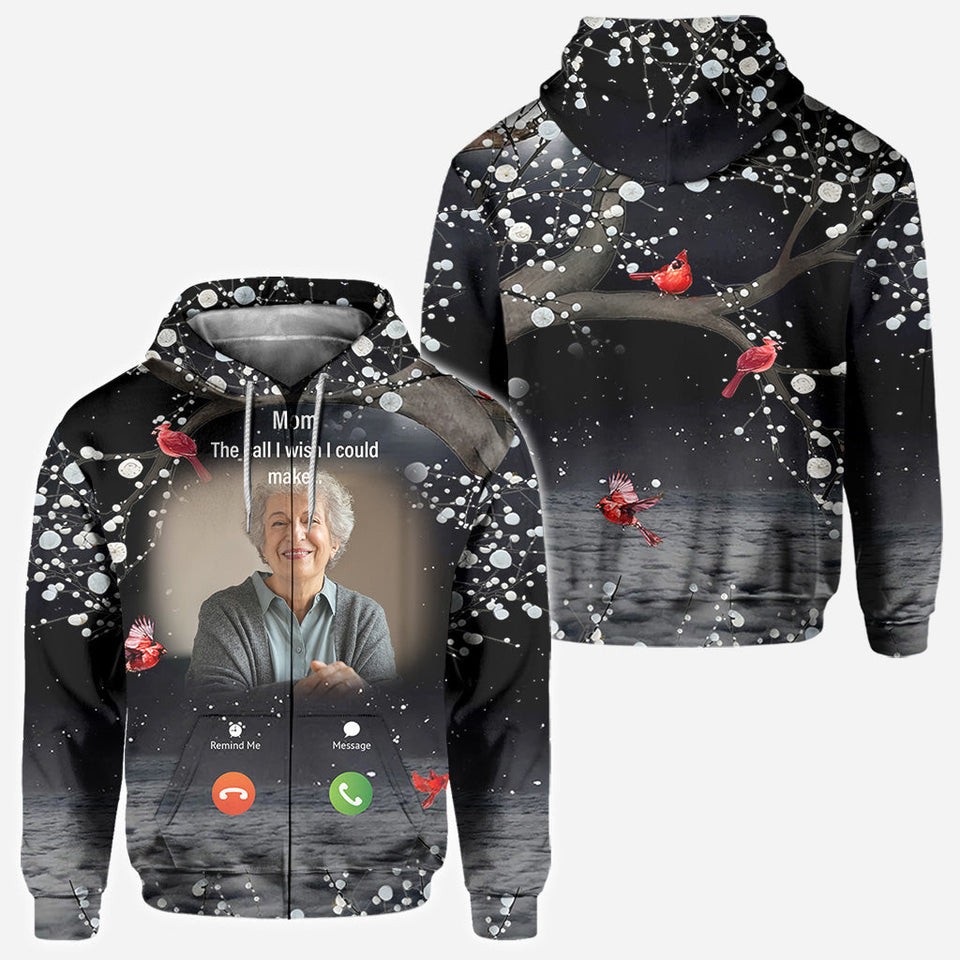 Any Title The Call I wish I Could Make - Personalized Memorial All Over Shirt