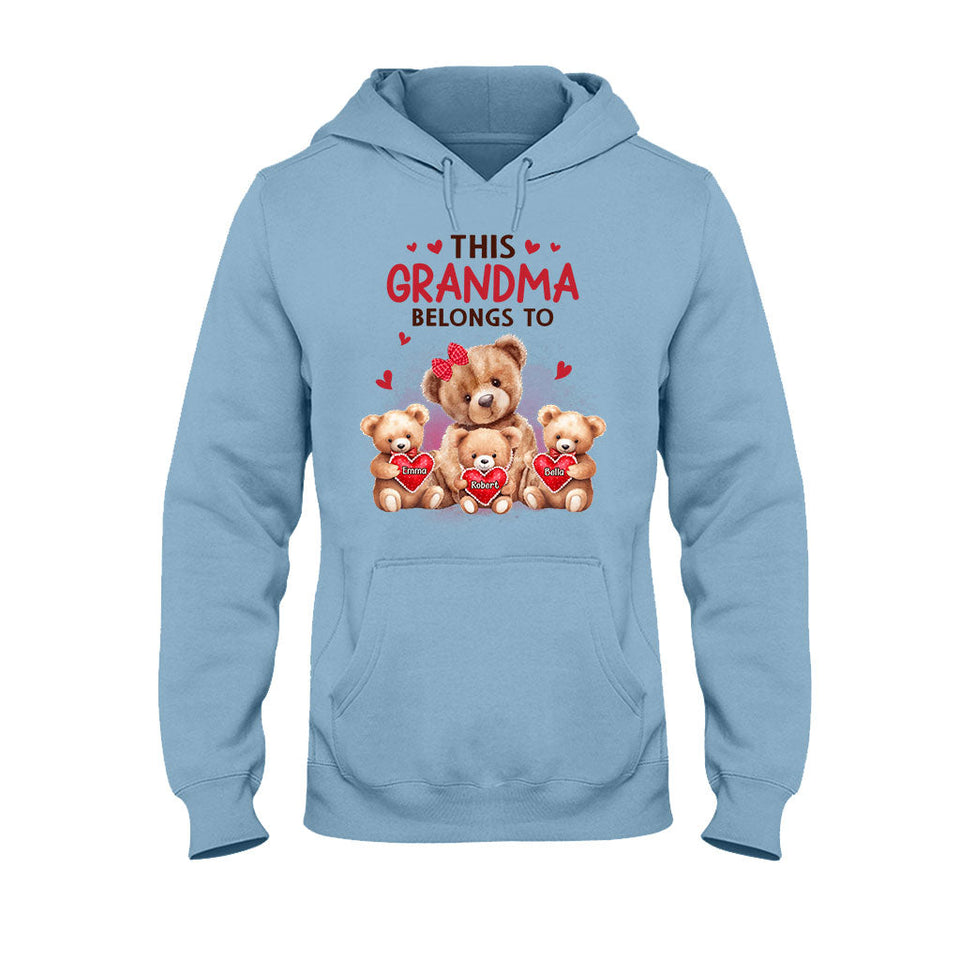 This Grandma Belongs To - Personalized Grandma T-shirt And Hoodie