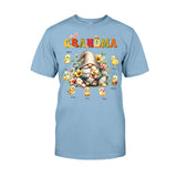Gift For Grandma Easter Gnome - Personalized Grandma T-shirt And Hoodie