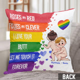 I Like Your Butt - Personalized LGBT Support Throw Pillow