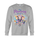 Elephants This Mommy Belongs To - Personalized Mother T-shirt And Hoodie