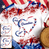 Wife Mom Nana - Personalized Grandma All Over Shirt