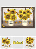 First Mom Now Grandma - Personalized Grandma Canvas And Poster