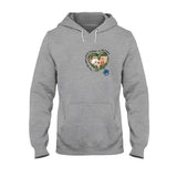 You Left Paw Prints Forever In My Heart - Personalized Dog T-shirt And Hoodie