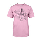 Hand In Hand - Personalized Grandpa T-shirt And Hoodie