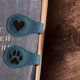 Custom Initials - Personalized Book Magnetic Leather Bookmark