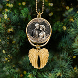Till Death Do Us Part - Personalized Couple Wings Ornament