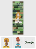 Yoga Girl I Am Bold Green - Personalized Yoga Yoga Mat