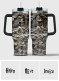 Beautiful Witch - Personalized Witch Tumbler With Handle
