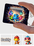 Grandpasaurus - Personalized Grandpa Keychain