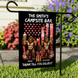 Drink Till You Belive - Personalized Camping Garden Flag