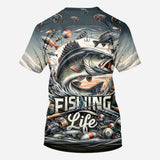 Fishing Life - Fishing All Over Shirt