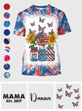 Wife Mom Nana - Personalized Grandma All Over Shirt