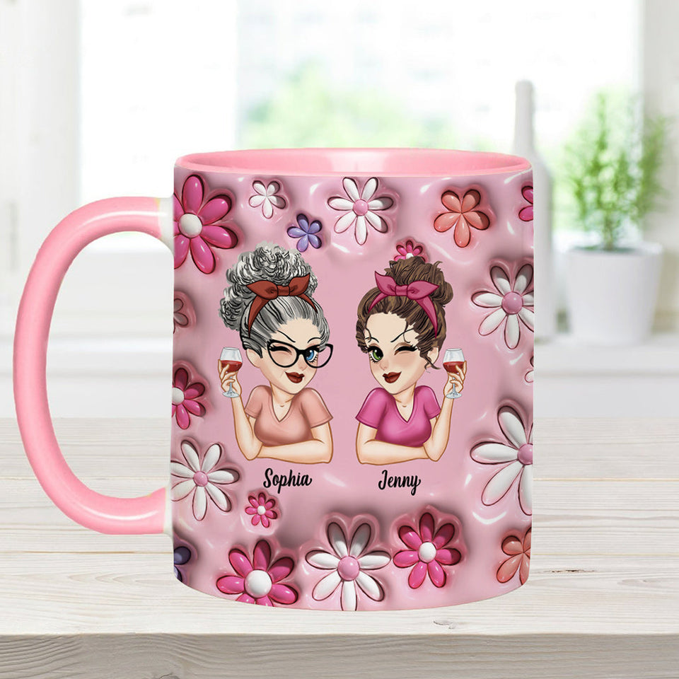 To My Daughter - Personalized Daughter Accent Mug