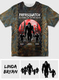 Grandpasquatch - Personalized Father All Over Shirt
