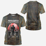 Grandpasquatch - Personalized Father All Over Shirt