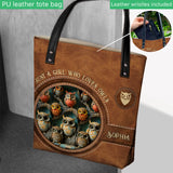 Just A Girl Who Loves Owls - Personalized Owl Tote Bag