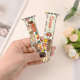 Hippie Soul Retro Multi Style - Personalized Hippie Apple Watch Band