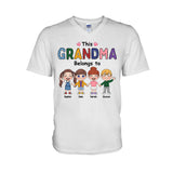 This Grandma Belongs To - Personalized Grandma T-shirt And Hoodie