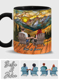 You And Me We Got This - Personalized Couple Accent Mug