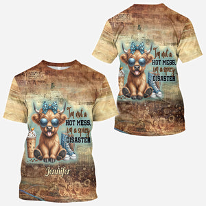 I'm Not A Hot Mess - Personalized All Over Shirt