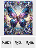 Beautiful Butterfly - Personalized Butterfly Blanket
