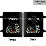 First Mom Now Grandma Bear Daisy - Personalized Grandma Mug
