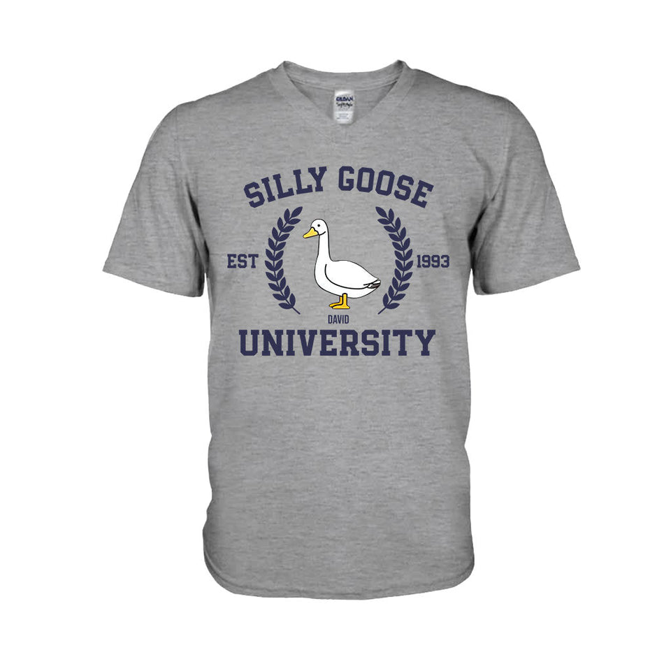Silly Goose University - Personalized Sarcasm T-shirt And Hoodie