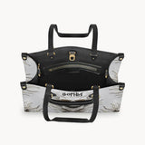 Beautiful White Skeleton - Personalized Skull Leather Handbag