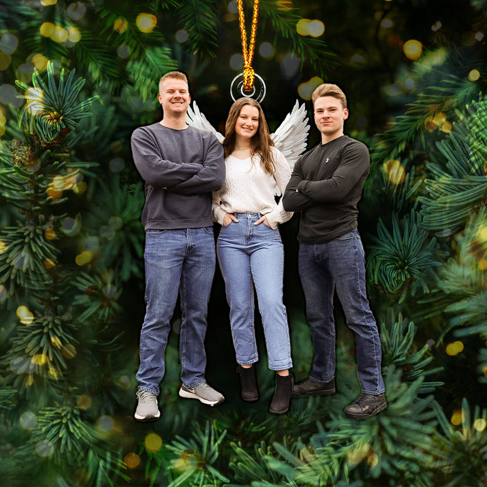 Any Photo Custom Onament - Personalized Family Custom Shaped Ornament