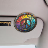 Hippie Soul - Personalized Hippie Shaped Car Visor Clip