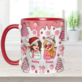Best Bitches Ever - Personalized Bestie Accent Mug