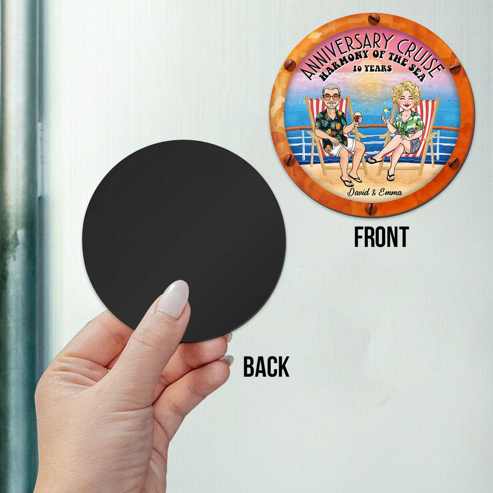 Anniversary Cruise Door Decorations - Personalized Cruising Magnet