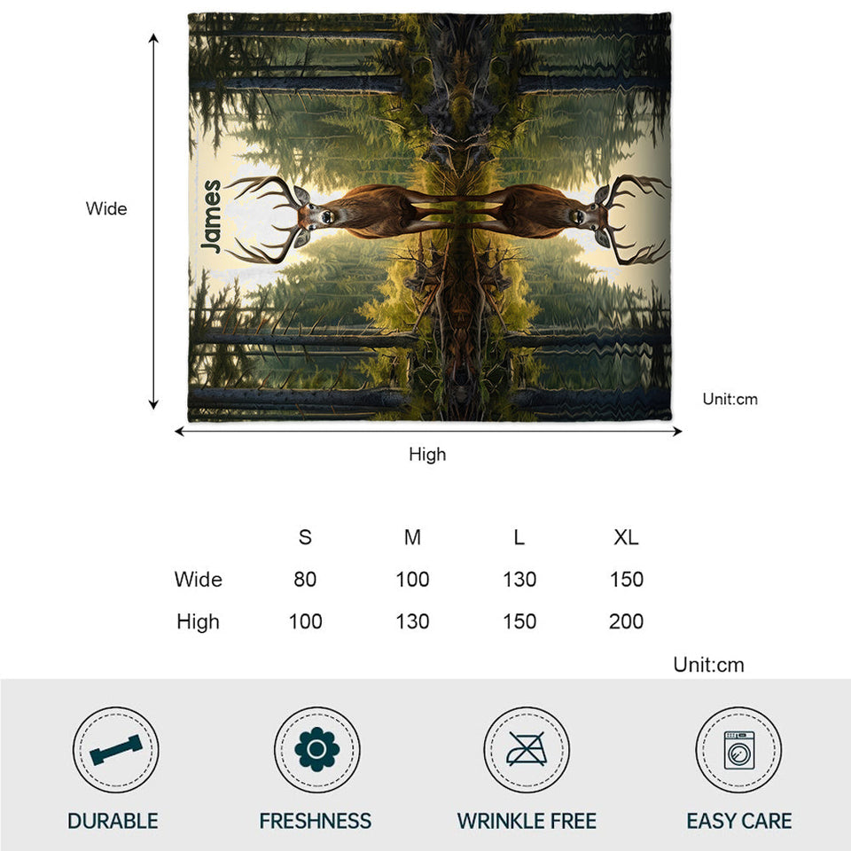 Love Hunting - Personalized Hunting Blanket