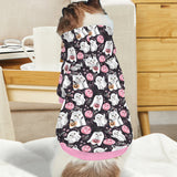 Halloween Cute Ghost Dog Cat - Personalized Dog Pet Hoodie