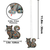 Beautiful Cat - Personalized Cat Custom Shaped Car Ornament