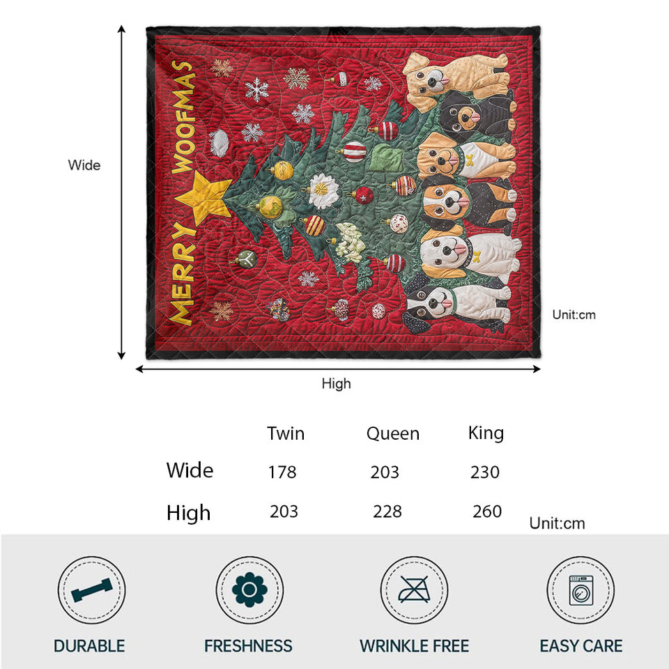 Merry Woofmas - Dog Quilt