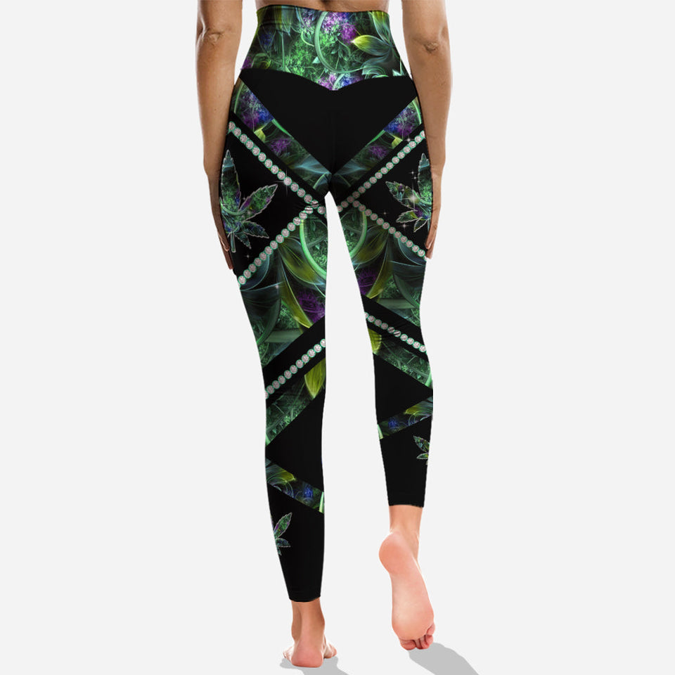 Dopest Mom Ever - Personalized Mother Hollow Tank Top and Leggings